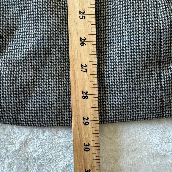 BURBERRY Men’s Wool Gray Plaid Blazer Sports Coat Suit Jacket - Picture 11 of 12